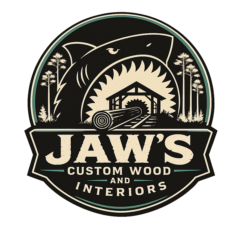 JAW's Custom Wood and Interiors logo
